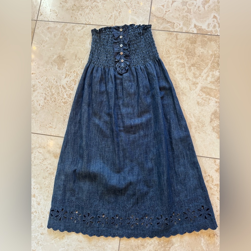 Juicy Couture Smocked Denim Dress